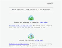 Tablet Screenshot of 37signals.com